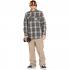 Volcom Insulated Riding Flannel Jacket - Ανδρικό Πουκάμισο Flannel με επένδυση - Stone
