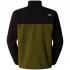 THE NORTH FACE Men's Yumiori Full-Zip Fleece Jacket - Forest Olive/TNF Black/TNF Orange