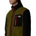 THE NORTH FACE Men's Yumiori Full-Zip Fleece Jacket - Forest Olive/TNF Black/TNF Orange