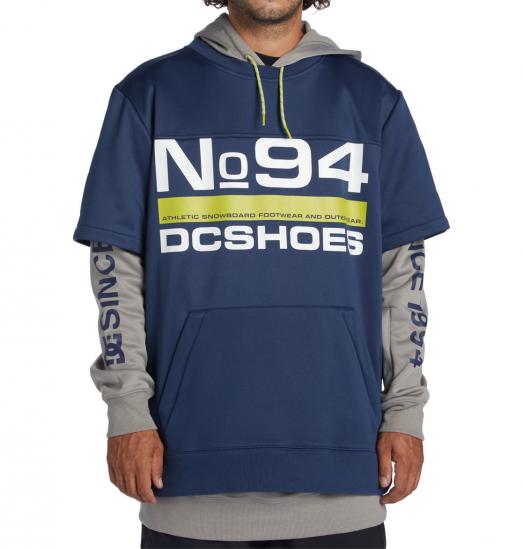 DC Dryden 2 - Technical Double Layer Hoodie for Men - Dress Blues