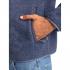 Quiksilver Shallow Water - Ανδρικό zip-up fleece - Vintage Indigo
