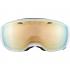 ALPINA ESTETICA Q-Lite Mirror - Μάσκα Ski/Snowboard - Pearlwhite gloss/Mandarin spherical