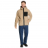 Ziener Juha Man - Ανδρική ζακέτα κουκούλα Sherpa fleece - Cashew