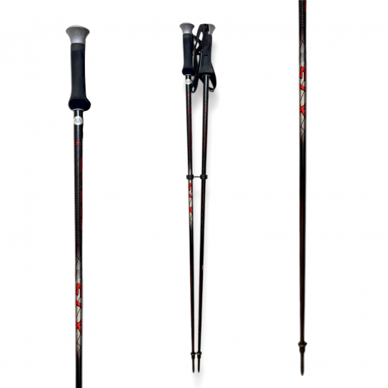 Gabel SLX Oval - Μπατόν Σκι - Black/Red