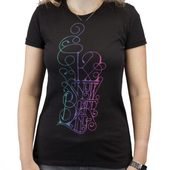 K2 Script Black T-SHIRT ΓΥΝΑΙΚΕΙΟ