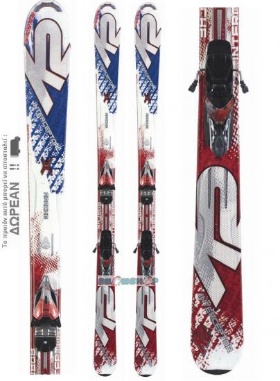 K2 APACHE INTERCEPTOR Skis + Marker M2 11.0 TC Bindings