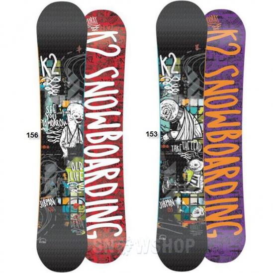 K2 JIBPAN ROCKER SNOWBOARD 