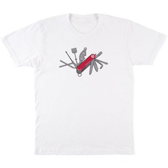 K2 Pocket Knife White T-SHIRT