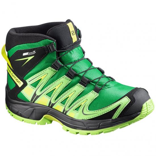 SALOMON XA PRO 3D MID CSWP KIDS Athletic Green ΜΠΟΤΑΚΙΑ ΠΑΙΔΙΚΑ