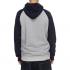 DC REBUILT Raglan Men Hoodie Grey Heather