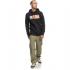 DC VERTICAL ZONE Black Hoodie for Men