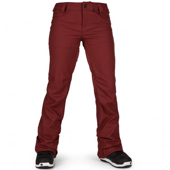 VOLCOM Species Stretch Γυναικείο παντελόνι Snow - Burnt Red