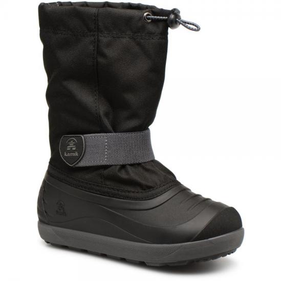 Kamik JET - Παιδικές Χειμερινες Μπότες Apre ski- Black/Charcoal