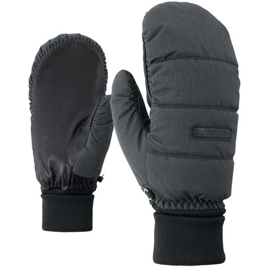 ZIENER ILIANA AW Mitten - Γυναικεία γάντια χούφτα - Black melange     