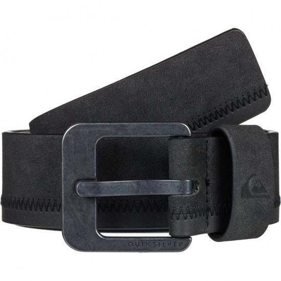 QUIKSILVER Binge -Men's Faux Leather Belt -Black