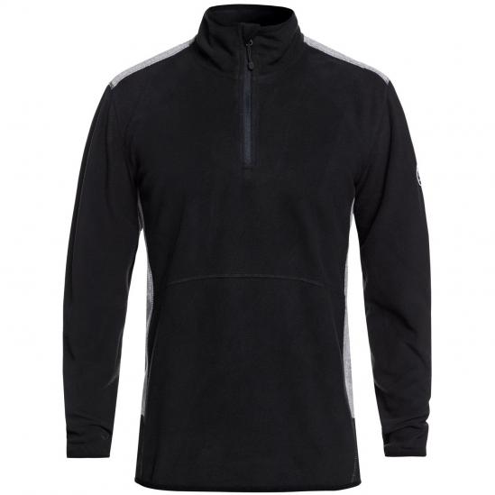 QUIKSILVER AKER Black Men Half-Zip Technical Fleece