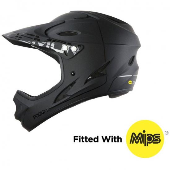 DEMON Podium Helmet with MIPS Protection - Matte Black