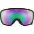 ALPINA  Scarabeo Hicon Mirror Spherical - Μάσκα Ski/Snowboard - Black matt/Emerald spherical