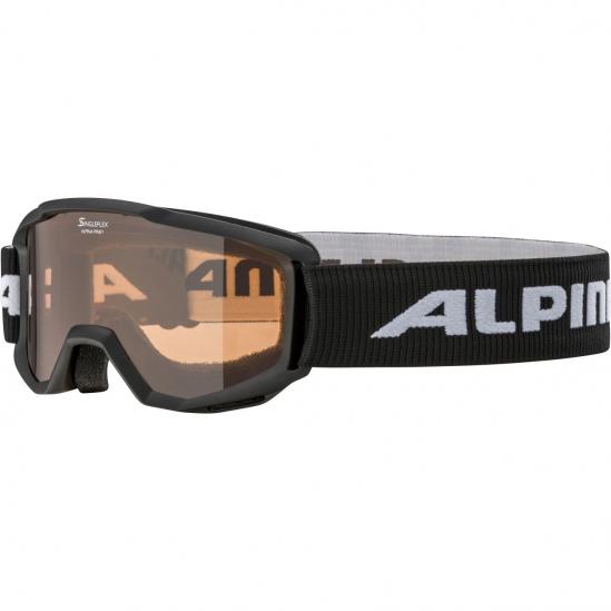 ALPINA PINEY Singleflex Hicon - Παιδική Mάσκα ski - Black