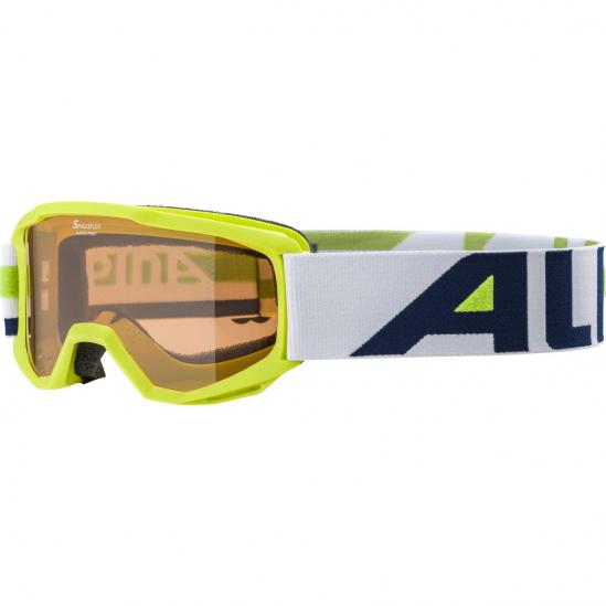 ALPINA PINEY Singleflex Hicon - Παιδική Mάσκα ski - Lime