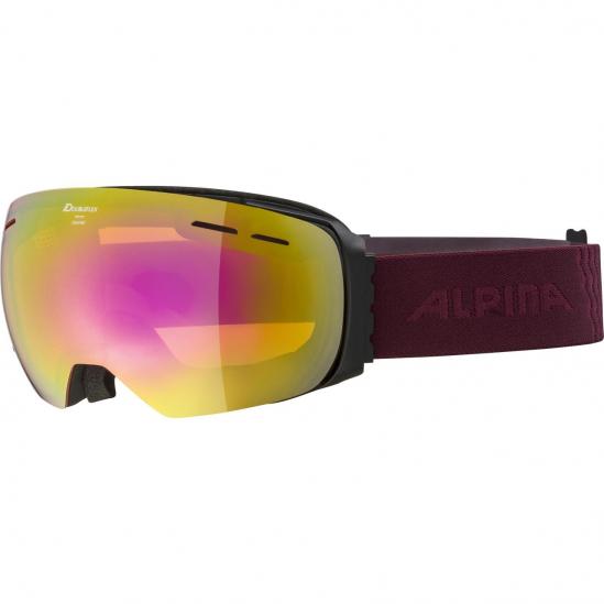 ALPINA GRANBY Hicon Mirror - Μάσκα Ski/Snowboard - Black cassis/Pink spherical