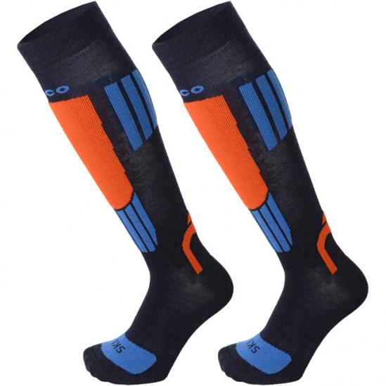 MICO 2608 Light weight - Παιδικές κάλτσες Ski merino wool - Blue