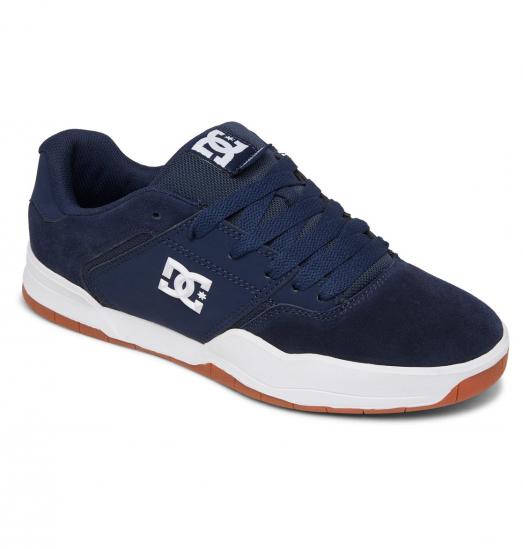 DC Central - Leather Shoes for Men - DC Navy/Gum