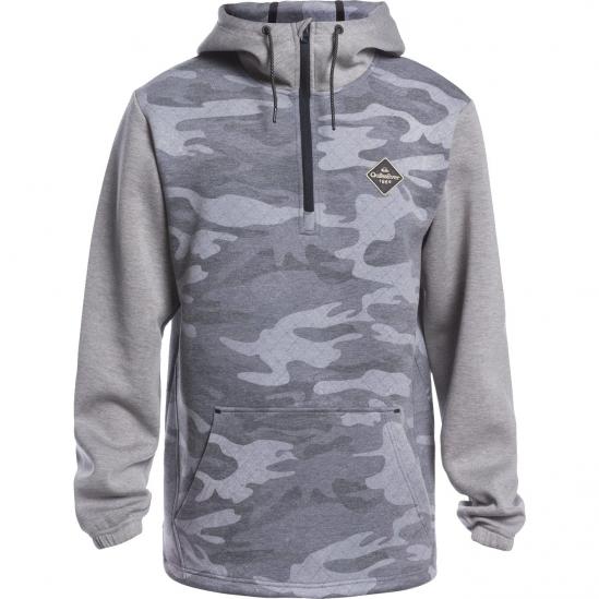 QUIKSILVER Shredder - Technical Men's Hoodie - True Black/Gps Point