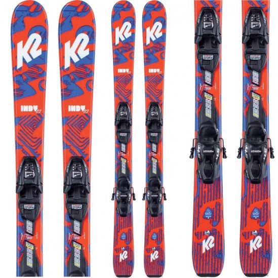 K2 Indy ski ​+ FDT 7.0 Bindings - Παιδικό σετ Ski