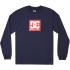 DC Square Star - Long Sleeve T-Shirt for Men - Navy Blazer