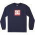 DC Square Star - Long Sleeve T-Shirt for Men - Navy Blazer