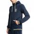 QUIKSILVER Sportsline Block - Men's Full Zip Sweatshirt - Navy Blazer