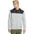 QUIKSILVER Keller Block - Zip Zip-Up Men's Hoodie- Light Grey heather