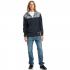 QUIKSILVER Keller Block - Zip Zip-Up Men's Hoodie- Parisian night