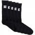 DC Mens Crew Socks 5 Pack - Κάλτσες Ανδρικές - Black