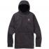 BURTON Crown Bonded - Men's Pullover Hoodie - True Black Heather