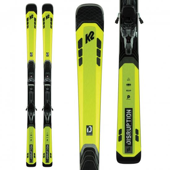 K2 DISRUPTION 82Ti Skis + MXCell 12 TCx Quikclik Bindings