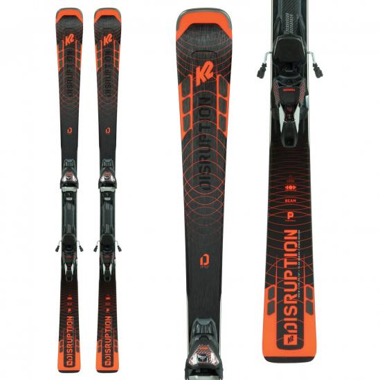 K2 DISRUPTION STi Skis + MXC 12 TCx Light Quikclik Bindings 