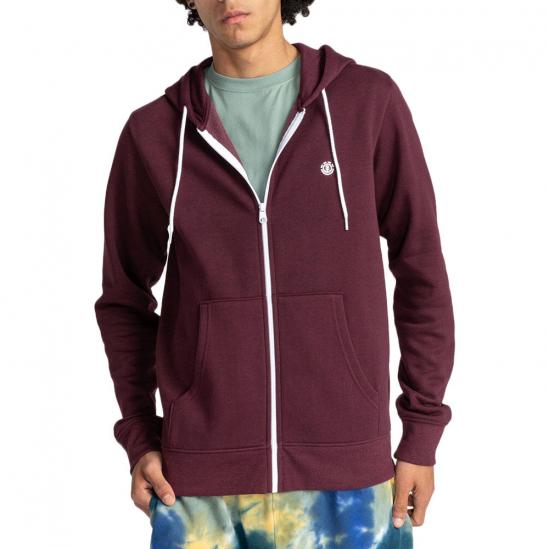 ELEMENT Cornell Classic - Zip-Up Hoodie for Men - Winetasting