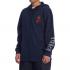 DC The Hills - Ανδρική ζακέτα Hoodie - Navy Blazer