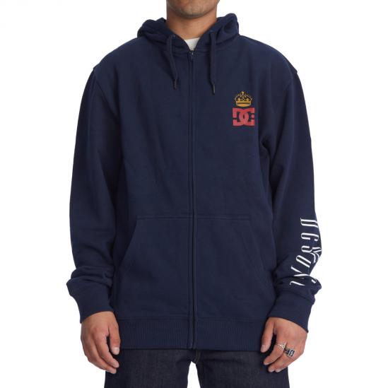 DC The Hills - Ανδρική ζακέτα Hoodie - Navy Blazer