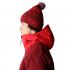 THE NORTH FACE Ski Tuke Beanie - Cordovan-Horizon Red