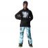 THE North Face Printed Tekno - Men's Pullover Hoodie - TNF Black/TNF Black 