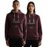 NAPAPIJRI Burgee Winter 2 - Men's Hoodie Sweatshirt - Burgundy Fudge