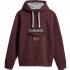 NAPAPIJRI Burgee Winter 2 - Men's Hoodie Sweatshirt - Burgundy Fudge
