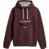 NAPAPIJRI Burgee Winter 2 - Men's Hoodie Sweatshirt - Burgundy Fudge