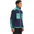 The North face Royal Arch - Men's Full-Zip Fleece - Summit Navy/Wasabi/Fuschia Pink