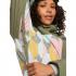 ROXY Galaxy Print Block Insulated - Γυναικείο Snow Jacket - Deep Lichen Green la palmeraie