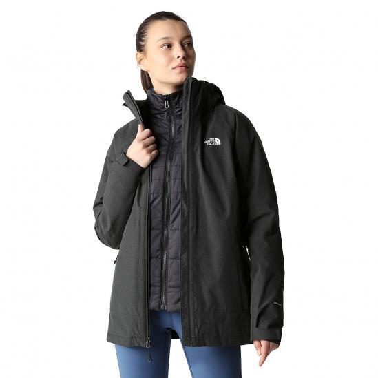 THE NORTH FACE Women’s Inlux Triclimate® Jacket - TNF Black Heather/TNF Black 