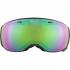 ALPINA ESTETICA Q-Lite Mirror - Μάσκα Ski/Snowboard - Black moongrey matt/green spherical